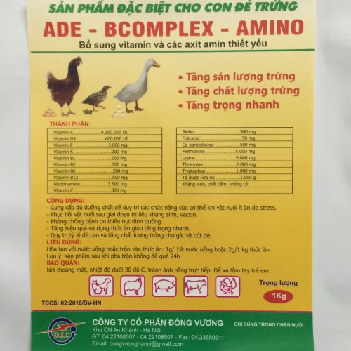 ADE-kích trứng cho vật nuôi